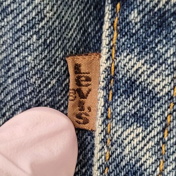 Vintage LEVIS 540 Relaxed Jeans 34x29 (36x29) Blue - Picture 5 of 16